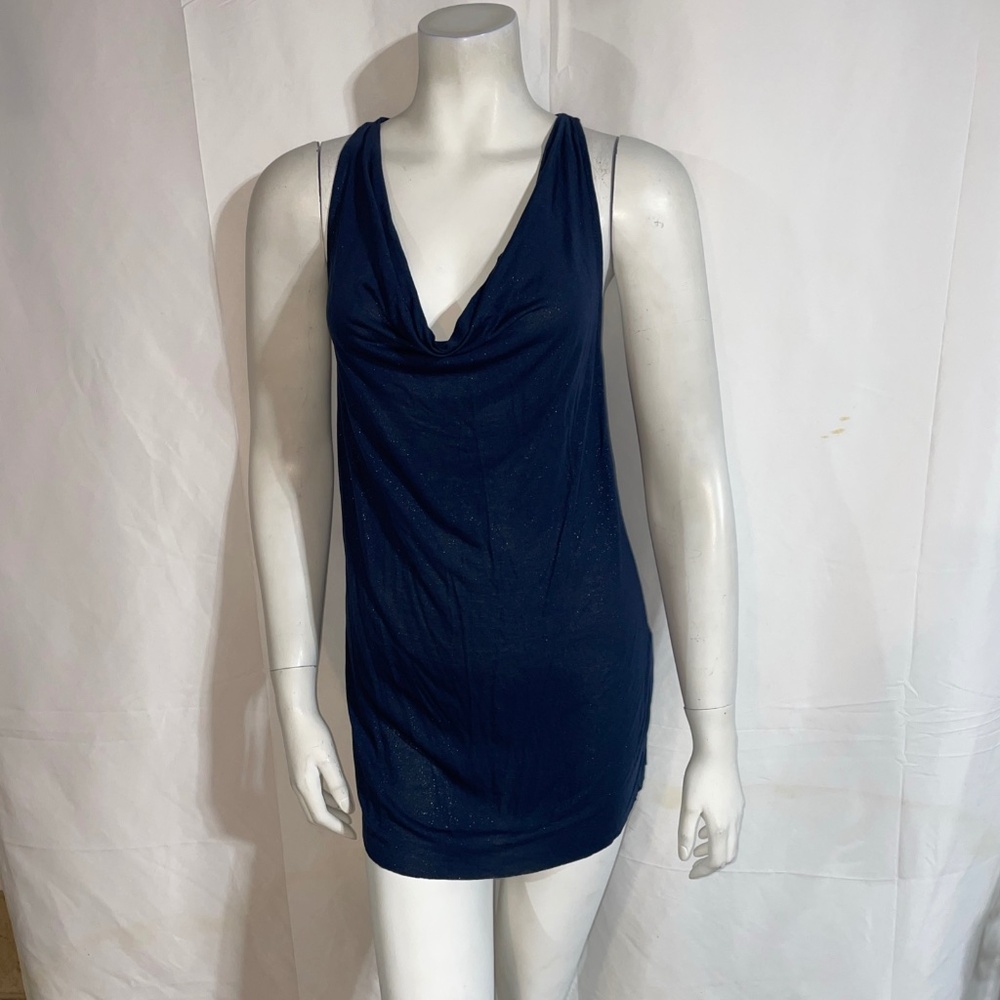 C + C Womens Glitter Tank Top Size S